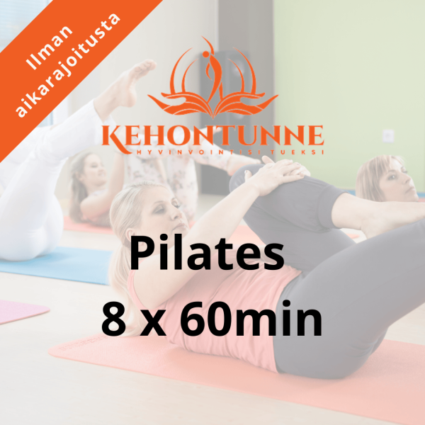 Pilates- ohjelma 8x60 min sis. kirjalliset tietoiskut aiheesta