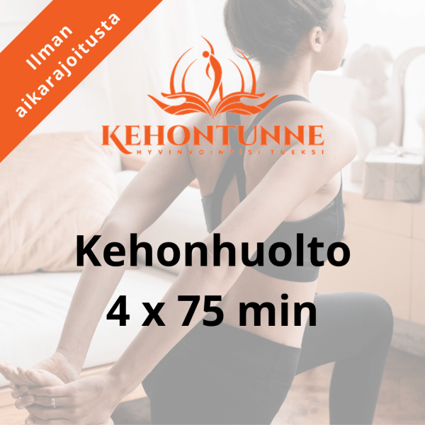 Kehonhuoltotunnit koko keholle 4x 75 min